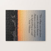 Walt Whitman Poem Sunset Faraway Village Seen Afar Puzzle (Horizontal)