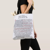 Walt Whitman Poesie elegant Tasche (Von Nahem)