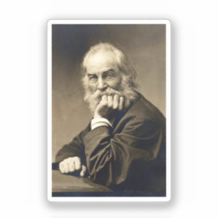 Walt Whitman portrait (1869) Aufkleber