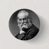 Walt Whitman Portrait Button (Vorderseite)