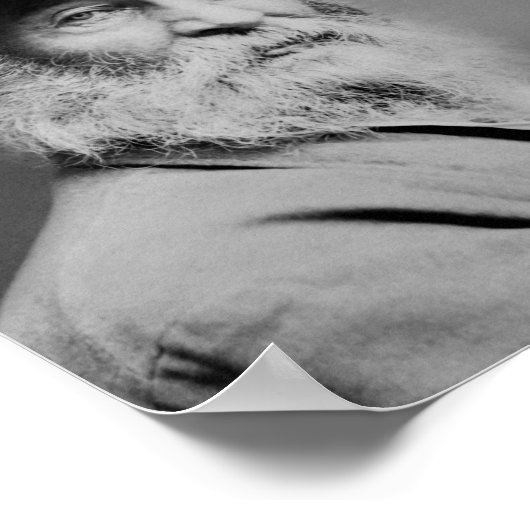 Walt Whitman Portrait Poster (Ecke)