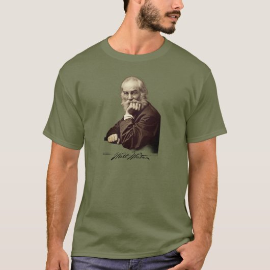 Walt Whitman-Portrait T-Shirt (Vorderseite)