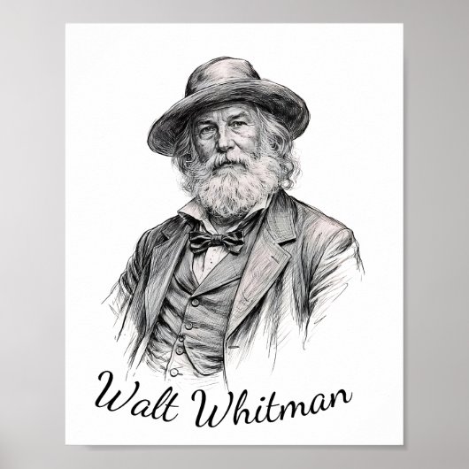 Walt Whitman Poster (Vorne)