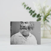Walt Whitman Postkarte (Stehend Vorderseite)