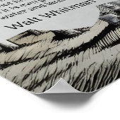 Walt Whitman Quote - die Straße, auf der wir reise Poster (Ecke)