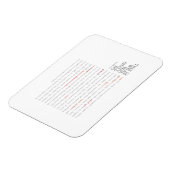 Walt Whitman Quote-Magnet Magnet (Linke Seite)