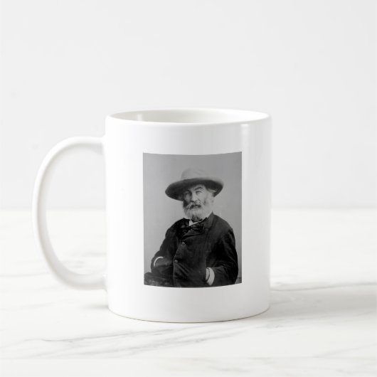 Walt Whitman Quote Song von meiner selbst-Tasse Kaffeetasse (Links)