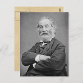 Walt Whitman sitzt Portrait Fotograf Alter 47 Postkarte (Vorne/Hinten)
