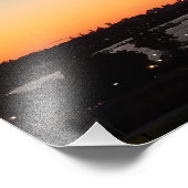 Walt Whitman Sunset Poetquote Fotodruck (Ecke)