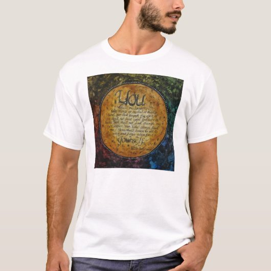 Walt Whitman T - Shirt durch unASLEEP (Vorderseite)