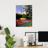 Walt Whitman Tulip Garden Poster (Heimbüro)