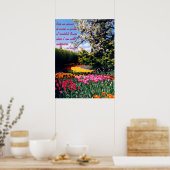 Walt Whitman Tulip Garden Poster (Küche)