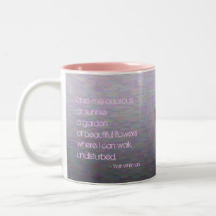 Walt Whitman Tulpen Gemälde Keramik Tasse
