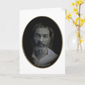 Walt Whitman Verlobung und Hochzeits-Zitat Karte (Gelbe Blume)
