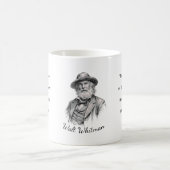 Walt Whitman Zitate fürs Leben Kaffeetasse (Mittel)