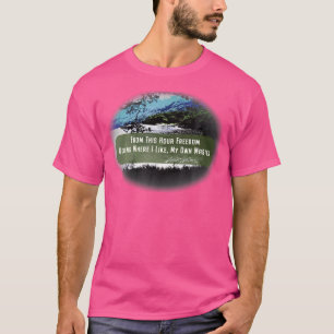 Walt Whitman zitiert zur Freiheit T-Shirt