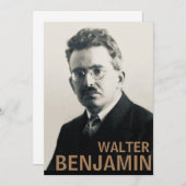 Walter Benjamin Einladung (Vorne/Hinten)