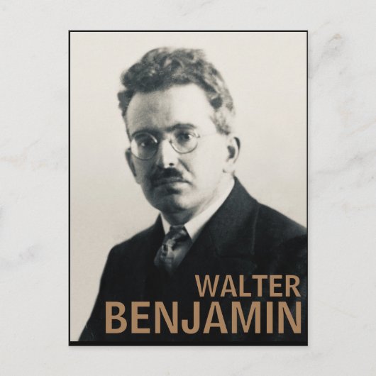 Walter Benjamin Postkarte (Vorderseite)