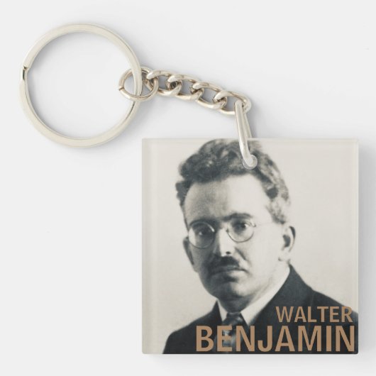 Walter Benjamin Schlüsselanhänger (Vorderseite)