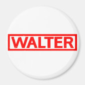 Walter Briefmarke Magnet (Vorne)