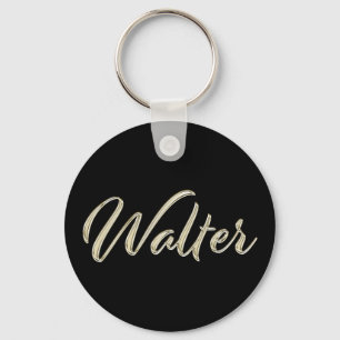 Walter Button Name Schlüsselanhänger