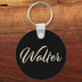 Walter Button Name Schlüsselanhänger (Vorderseite)