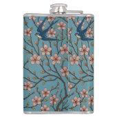 Walter Crane Almond Blossom & Swallow Flachmann (Rückseite)