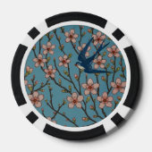 Walter Crane Almond Blossom & Swallow Pokerchips (Rückseite)
