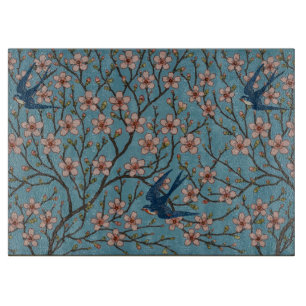 Walter Crane Almond Blossom & Swallow Schneidebrett