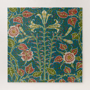 Walter Crane Antike Lilie und Rose Floral Puzzle