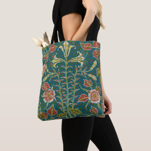 Walter Crane Antike Lilie und Rose Floral Tasche