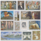 Walter Crane Art Gallery Sticker Sheet (Vorderseite)