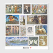 Walter Crane Art Gallery Sticker Sheet (Blatt)