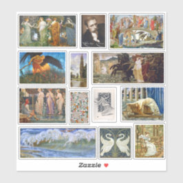 Walter Crane Art Gallery Sticker Sheet