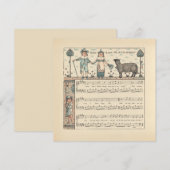 Walter Crane Baa Baa schwarzes Schaf Kinderreim (Vorne/Hinten)
