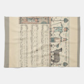 Walter Crane Baa Baa schwarzes Schaf Kinderreim Geschirrtuch (Horizontal)