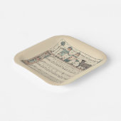 Walter Crane Baa Baa schwarzes Schaf Kinderreim Pappteller (Gewinkelt)