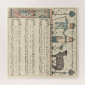 Walter Crane Baa Baa schwarzes Schaf Kinderreim Puzzle (Horizontal)