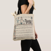 Walter Crane Baa Baa schwarzes Schaf Kinderreim Tasche (Von Nahem)