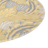 Walter Crane Blue White Tulips & Acanthus Schneidebrett (Ecke)