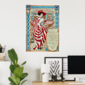 Walter Crane Columbia Courship United Staaten Poster (Heimbüro)