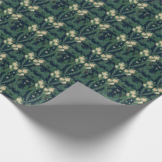 Walter Crane Francesca Botanical Geschenkpapier (Ecke)