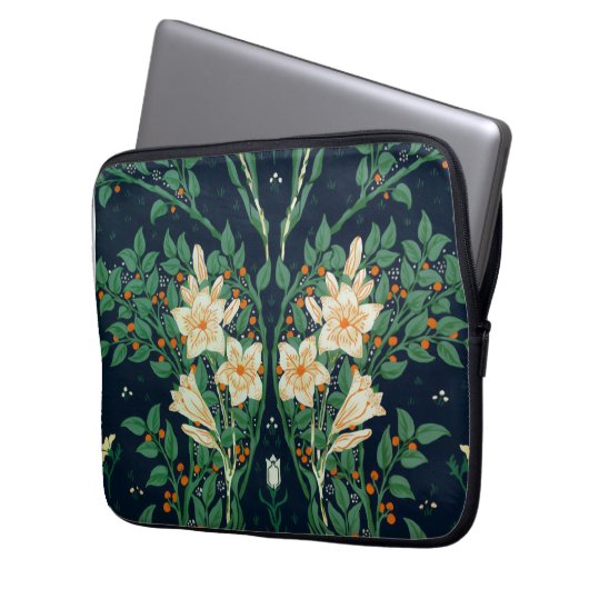 Walter Crane "Francesca" Botanical Laptopschutzhülle (Vorderseite Links)