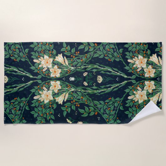 Walter Crane Francesca Botanical Strandtuch (Vorderseite)