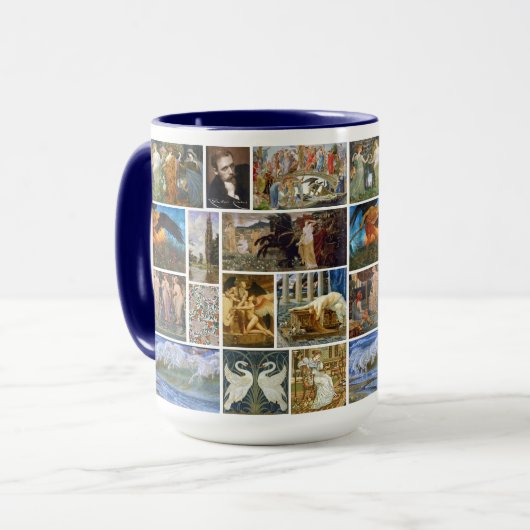 Walter Crane Jugendstil-Galerie Al Porto Tasse (Vorderseite Links)