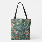 Walter Crane Lily and Rose Blume Design Tasche (Rückseite)