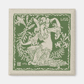 Walter Crane Lily Tile Magnet (Vorne)