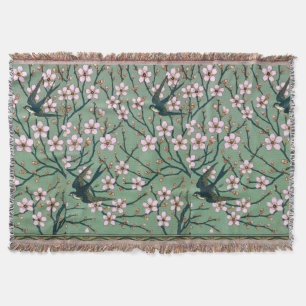 Walter Crane Schwalben und Mandeln Wurfdecke Decke