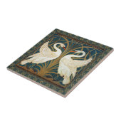 Walter Crane Schwan, Binse Und Iris Jugendstil Fliese (Seite)