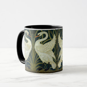 Walter Crane Schwan & Eile und Iris Viktorianisch Tasse